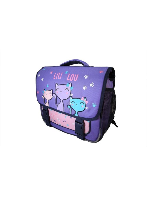 Cartella scolastica bambina Lili Lou 38 cm viola 2 scomparti - Kiabi Cartella scolastica bambina Lili Lou 38 cm viola 2 scomparti - Kiabi
