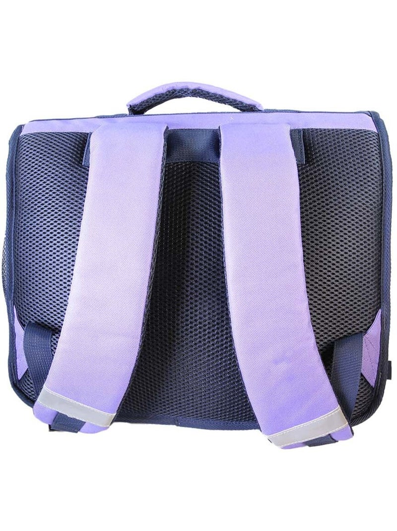 Cartella scolastica bambina Lili Lou 38 cm viola 2 scomparti Multicolore - Kiabi