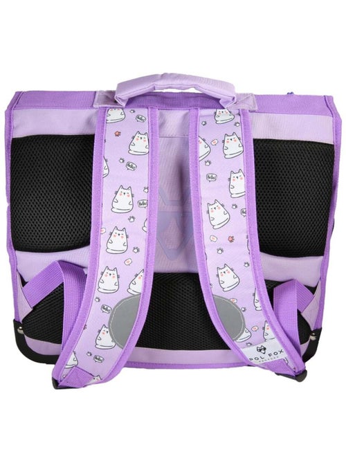 Cartella scolastica bambina POL FOX HELLO 38 cm reversibile 2 scomparti viola motivo gatto - Kiabi Cartella scolastica bambina POL FOX HELLO 38 cm reversibile 2 scomparti viola motivo gatto - Kiabi