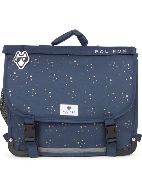 Cartella scolastica bambina POL FOX STAR BLUE 41 cm reversibile 2 scomparti blu navy motivo stella - Kiabi Cartella scolastica bambina POL FOX STAR BLUE 41 cm reversibile 2 scomparti blu navy motivo stella - Kiabi