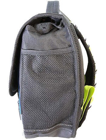 Cartella scolastica bambino Beyblade X 38 cm nera e verde 2 scomparti