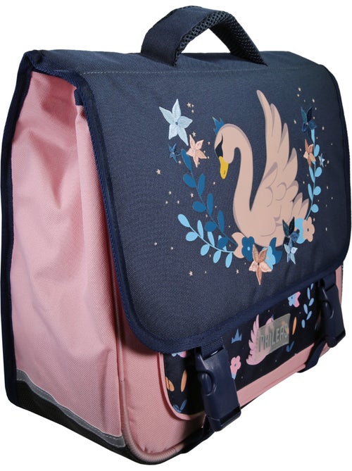 Cartella scolastica da bambina Phileas Cigno da 38 cm – 2 scomparti – Blu e rosa - Kiabi Cartella scolastica da bambina Phileas Cigno da 38 cm – 2 scomparti – Blu e rosa - Kiabi