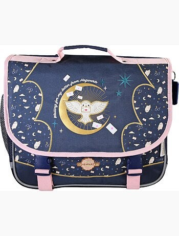 Cartella scolastica Harry Potter 38 cm primaria blu e rosa 2 scomparti