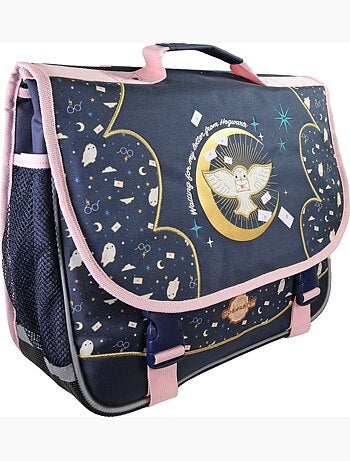 Cartella scolastica Harry Potter 38 cm primaria blu e rosa 2 scomparti