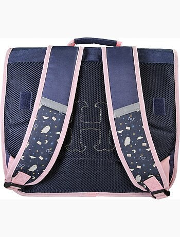 Cartella scolastica Harry Potter 38 cm primaria blu e rosa 2 scomparti