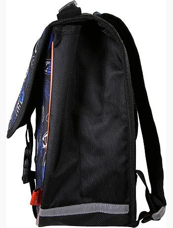 Cartella scolastica NERF Off Screen 38 cm nera e arancione 2 scomparti