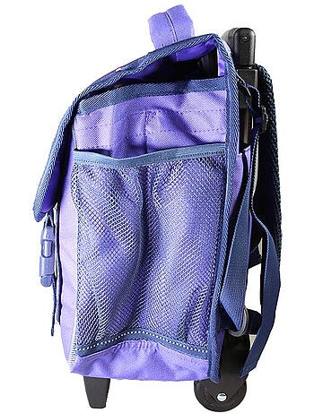 Cartella scolastica trolley bambina Cybel 38 cm viola 2 scomparti primaria