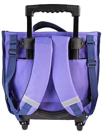 Cartella scolastica trolley bambina Cybel 38 cm viola 2 scomparti primaria
