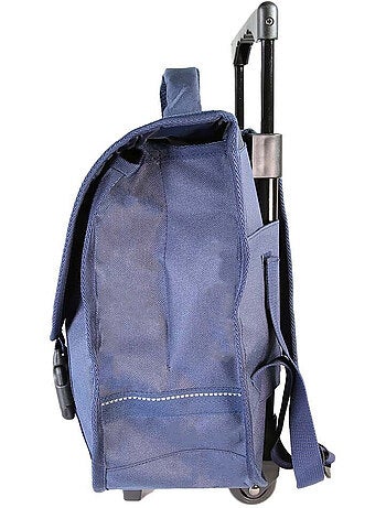 Cartella scolastica trolley bambino Dragons 38 cm blu 2 scomparti