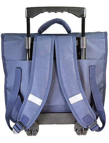 Cartella scolastica trolley bambino Dragons 38 cm blu 2 scomparti
