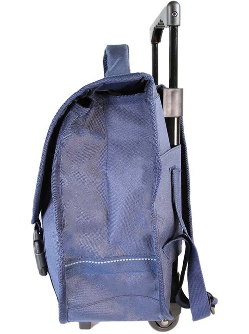 Cartella scolastica trolley bambino Dragons 38 cm blu 2 scomparti - Kiabi
