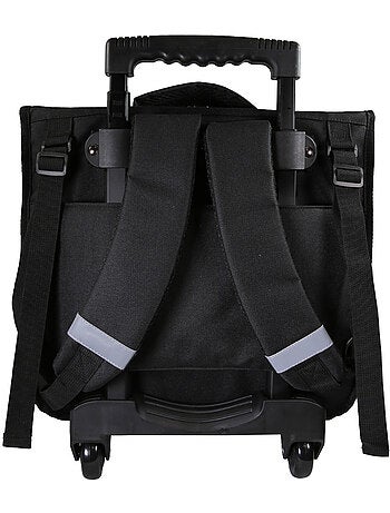Cartella scolastica trolley bambino Fast & Furious 38 cm nera 2 scomparti