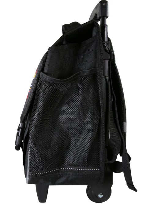 Cartella scolastica trolley bambino Fast & Furious 38 cm nera 2 scomparti - Kiabi