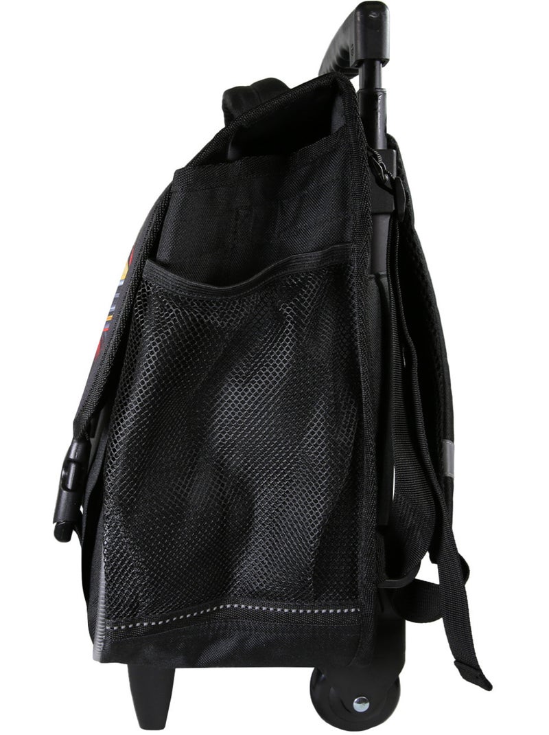 Cartella scolastica trolley bambino Fast & Furious 38 cm nera 2 scomparti Multicolore - Kiabi
