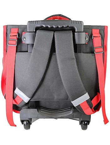 Cartella scolastica trolley bambino Spider-Man 38 cm rossa e nera 2 scomparti
