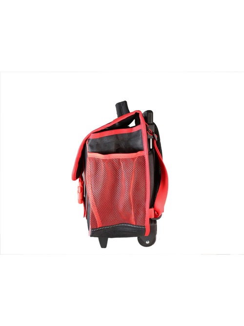 Cartella scolastica trolley bambino Spider-Man 38 cm rossa e nera 2 scomparti - Kiabi
