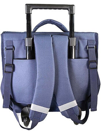 Cartella scolastica trolley Stitch 38 cm blu 2 scomparti