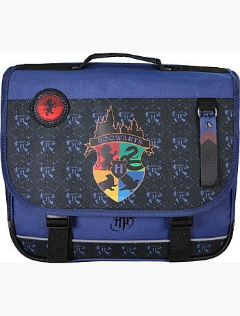 Cartella scolastica Harry Potter 38 cm primaria blu e rosa 2 scomparti