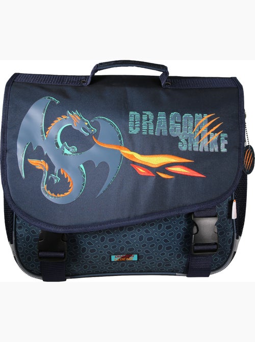 Cartella scuola 38 cm 2 scomparti KIP Dragon Legend blu - Kiabi Cartella scuola 38 cm 2 scomparti KIP Dragon Legend blu - Kiabi