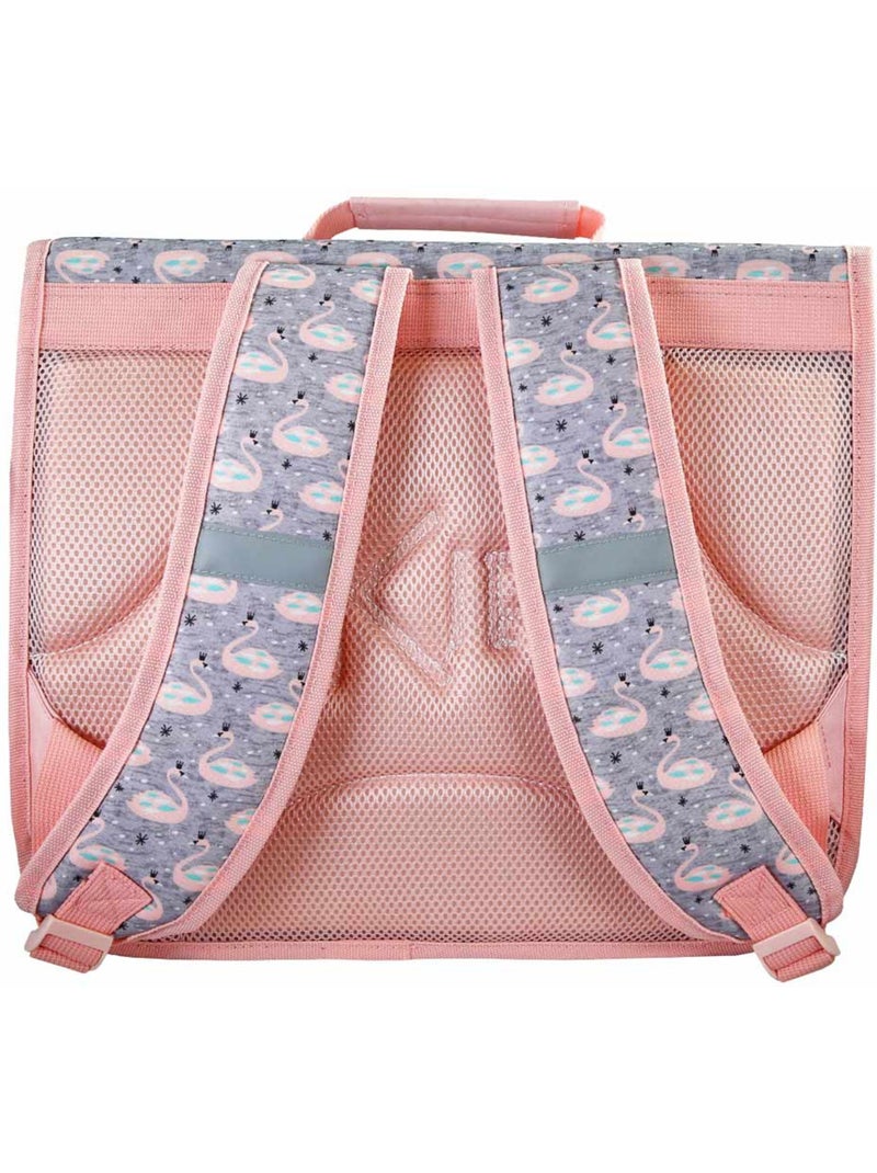 Cartella scuola 38 cm 2 scomparti KIP Lovely Swan rosa Rosa - Kiabi