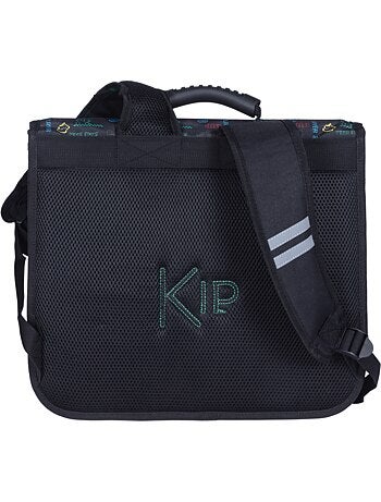 Cartella scuola 38 cm 2 scomparti KIP Next Level nero