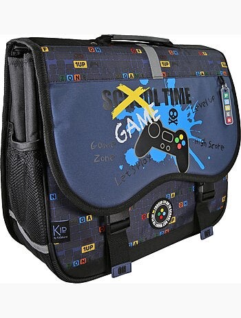 Cartella scuola 38 cm 2 scomparti KIP Dragon Legend blu