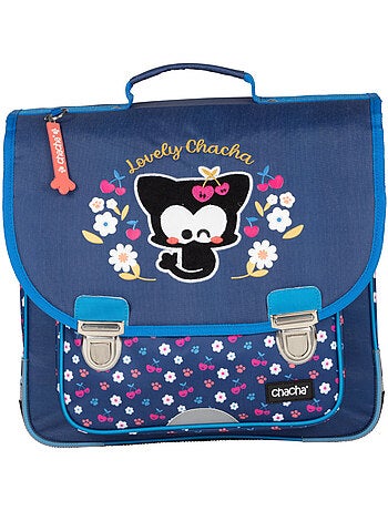 Cartella scuola bambina 36 cm 1 scomparto CHACHA blu