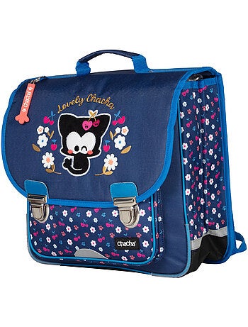 Cartella scuola bambina 36 cm 1 scomparto CHACHA blu