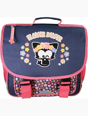 Cartella scuola bambina 36 cm 1 scomparto CHACHA blu rosa