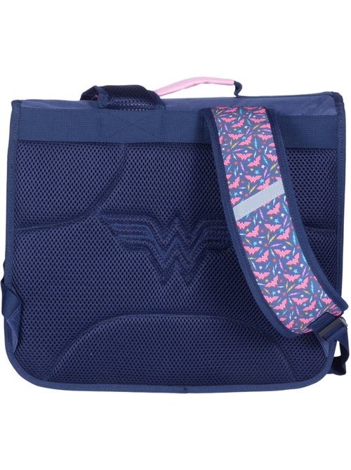 Cartella scuola bambina 38 cm 2 scomparti WONDER WOMAN blu rosa - Kiabi Cartella scuola bambina 38 cm 2 scomparti WONDER WOMAN blu rosa - Kiabi