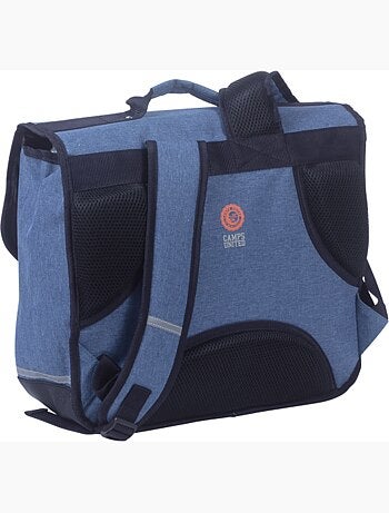 Cartella scuola bambino 38 cm 2 scomparti CAMPS blu