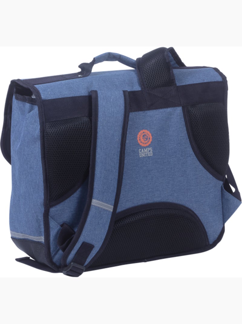 Cartella scuola bambino 38 cm 2 scomparti CAMPS blu Blu - Kiabi