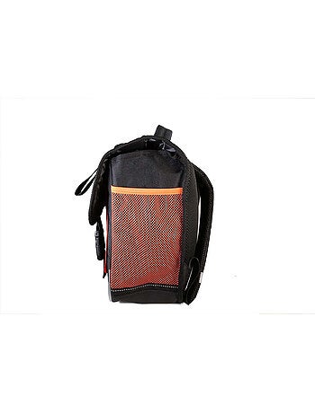Cartella scuola bambino 38 cm 2 scomparti NBA nero arancione