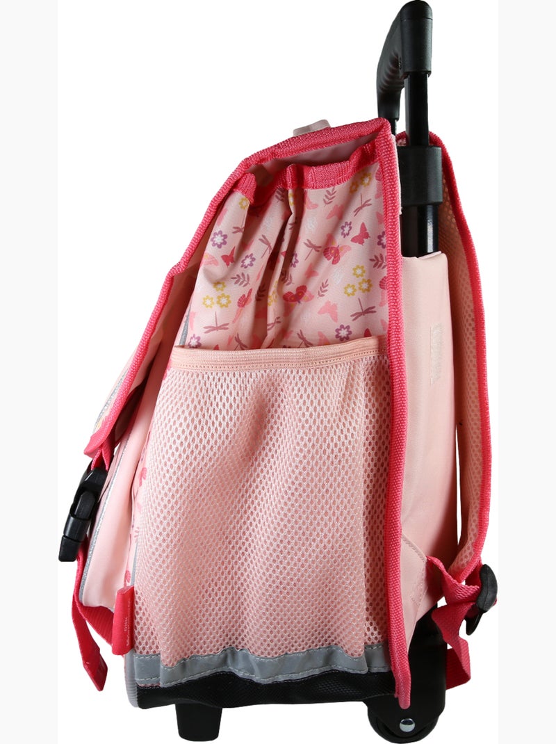 Cartella scuola con ruote bambina 38 cm 2 scomparti BELLA SARRA rosa Rosa - Kiabi