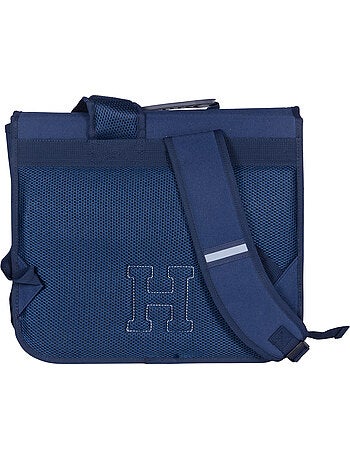 Cartella scuola primaria 38 cm 2 scomparti HARVARD UNIVERSITY blu navy