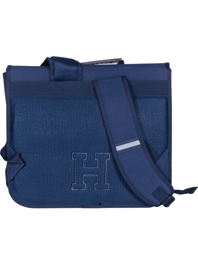 Cartella scuola primaria 38 cm 2 scomparti HARVARD UNIVERSITY blu navy Blu marino - Kiabi