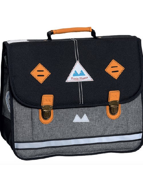 Cartella scuola primaria 38 cm POIDS PLUME Newlight nero grigio - Kiabi Cartella scuola primaria 38 cm POIDS PLUME Newlight nero grigio - Kiabi