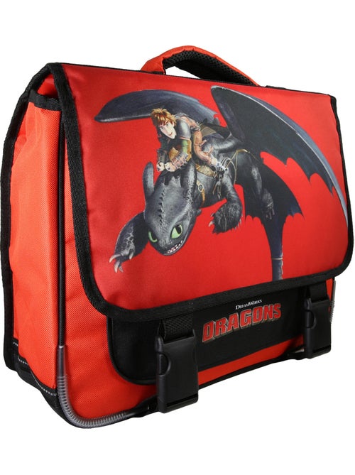 Cartella scuola primaria bambino 38 cm 2 scomparti DRAGONS rosso e nero - Kiabi Cartella scuola primaria bambino 38 cm 2 scomparti DRAGONS rosso e nero - Kiabi
