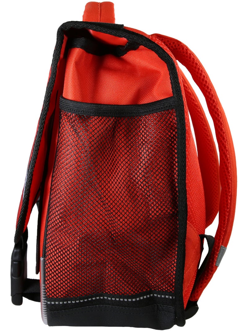 Cartella scuola primaria bambino 38 cm 2 scomparti DRAGONS rosso e nero Nero Rosso - Kiabi