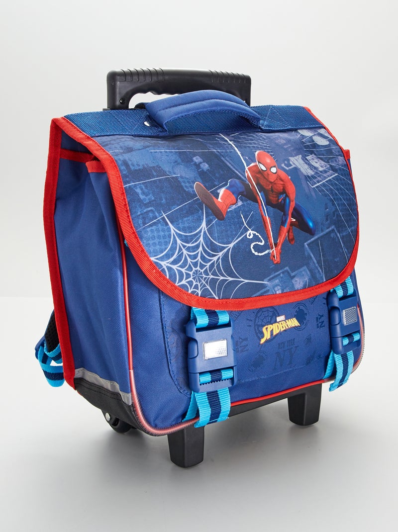 Cartella 'Spider-Man' con rotelle blu - Kiabi