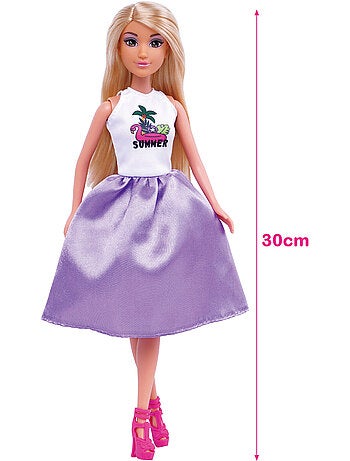 Casa delle bambole con bambola di 30 cm e più di 60 accessori isabella