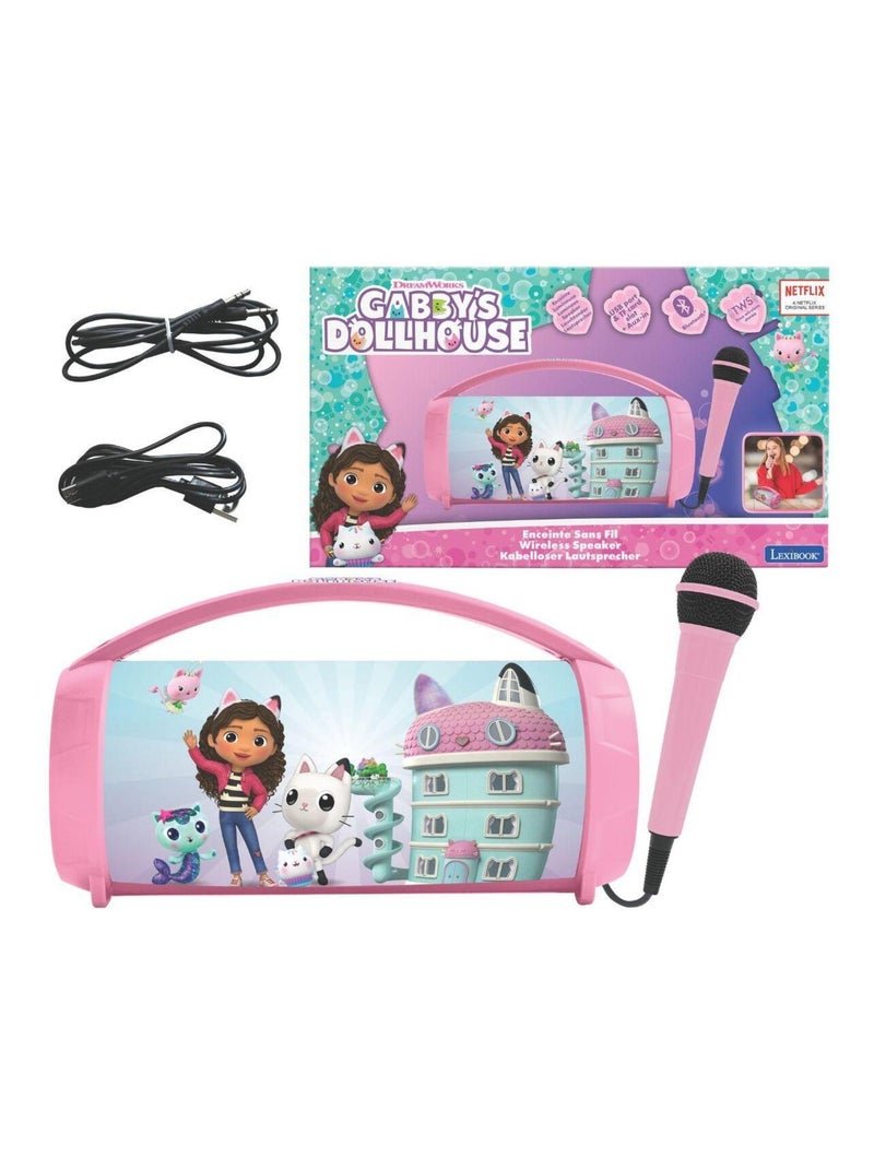 Casa delle bambole di Gabby Altoparlante luminoso Bluetooth® con microfono Rosa - Kiabi