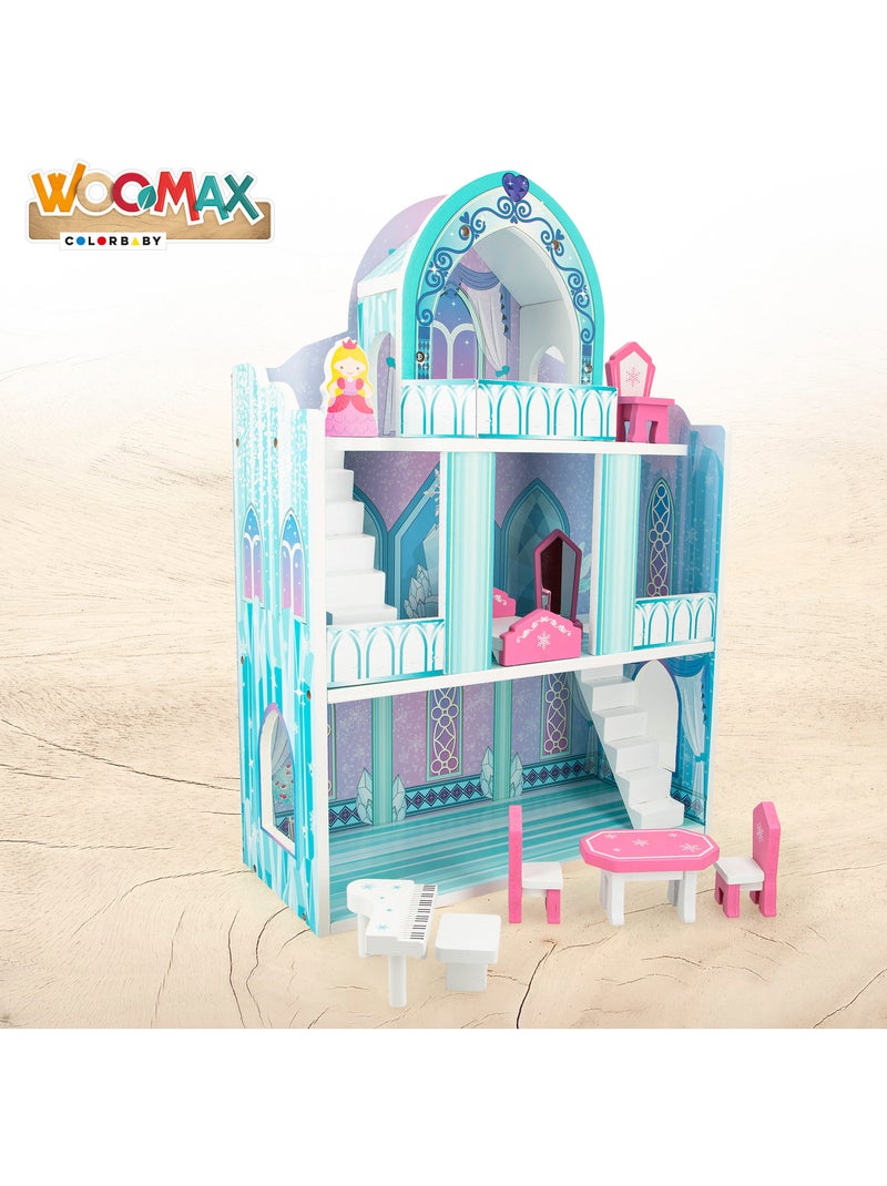 Casa delle bambole in legno WOOMAX N/D - Kiabi