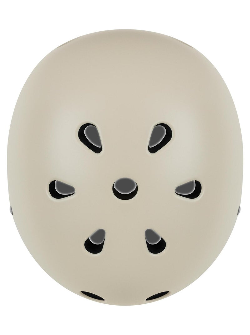 Casco da bici per bambini - LIONELO - 50-56 cm - Personalizzabile - Certificato Intertek Beige - Kiabi