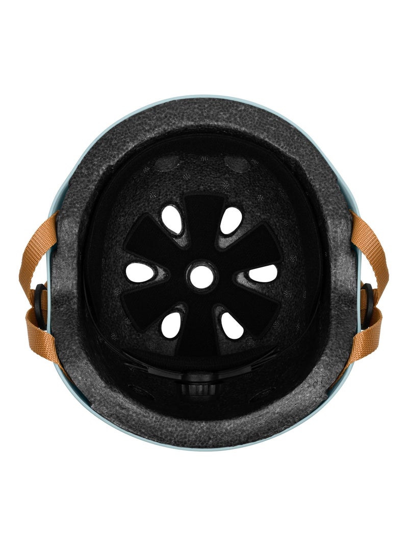 Casco da bici per bambini - LIONELO - 50-56 cm - Personalizzabile - Certificato Intertek Blu chiaro - Kiabi
