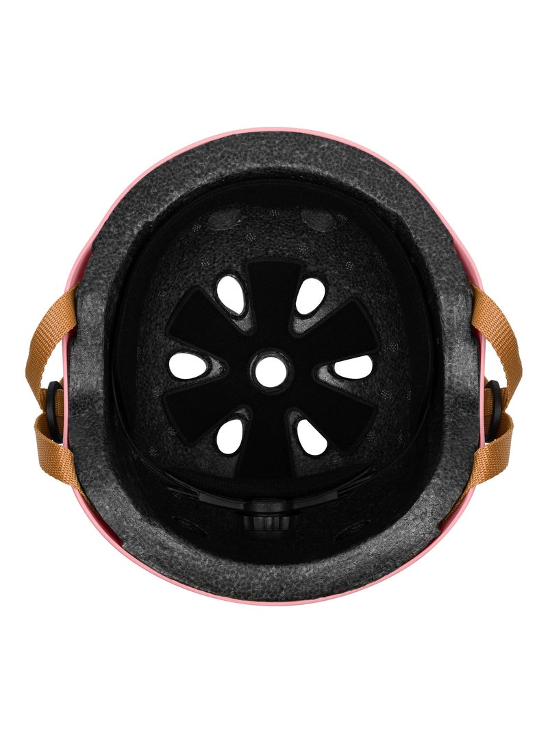 Casco da bici per bambini - LIONELO - 50-56 cm - Personalizzabile - Certificato Intertek Rosa chiaro - Kiabi