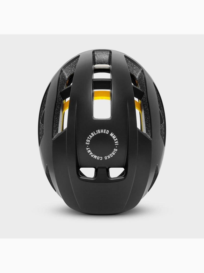Casco da ciclismo su strada ciclismo uomo e donna he circuit Nero - Kiabi