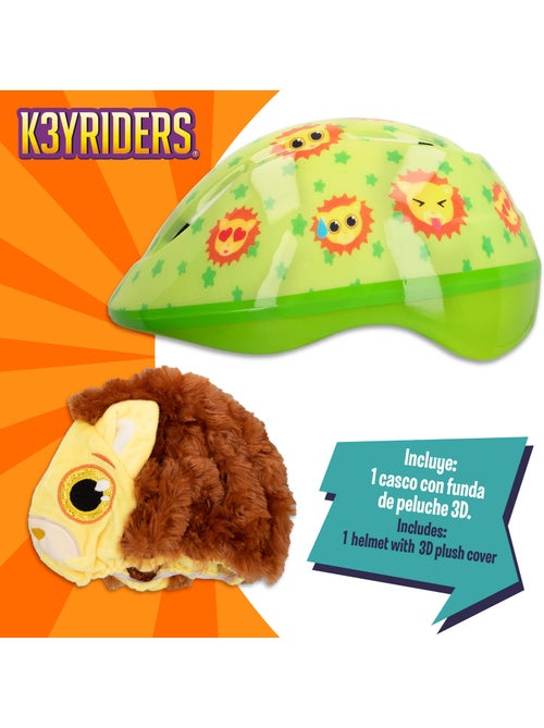 Casco per bambini k3yriders con rivestimento in peluche a forma di leone - Kiabi
