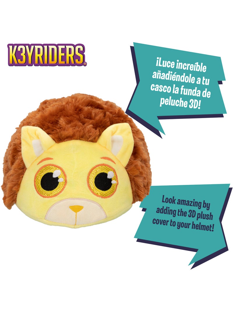 Casco per bambini k3yriders con rivestimento in peluche a forma di leone N/D - Kiabi