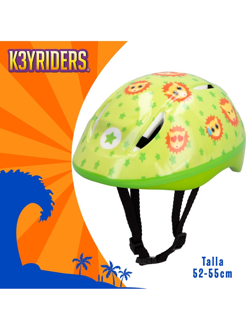 Casco per bambini k3yriders con rivestimento in peluche a forma di leone N/D - Kiabi